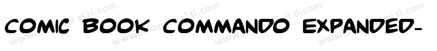 Comic Book Commando Expanded字体转换